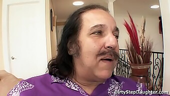 Ron Jeremy Enjoys A Lucky Encounter With His Lovely Stepdaughter Lynn Love