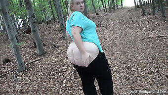 Chubby Teen With Attractive Curves Gives And Receives Pleasure In The Woods