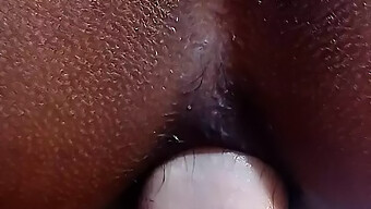 Intense Close-Up Of Ebony Teen'S Tight Pussy And Anal Play