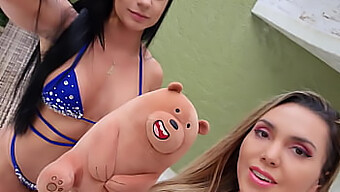 Teddy Bear And Lesbian Love In Amateur Video