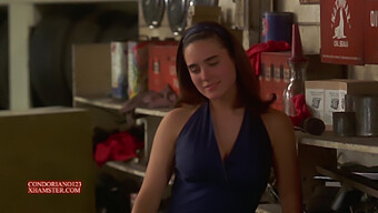 Amerikanska Skådespelerskan Jennifer Connelly I Ett Sensuellt Möte