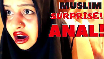 Busty Hijabi Teen Gets Punished With Anal Fucking!