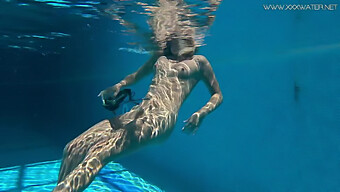 Sensual European Beauty Mary Kalisy Indulges In Erotic Underwater Adventure