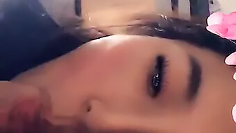 Asian Beauty Gives Sloppy Blowjob On Snapchat