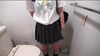 Japanese Teen Blowjob And Bathroom Sex In Harajuku