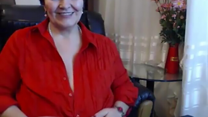 Starý a nový: Granny webcam show s krásnými tlustými ženami