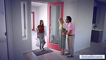 Old Man And Mature Woman Engage In Sexual Acts With Young Stepdaughter