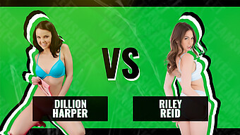 Battle Of The Babes: Riley Reid Vs. Dillion Harper In A Deepthroat Showdown