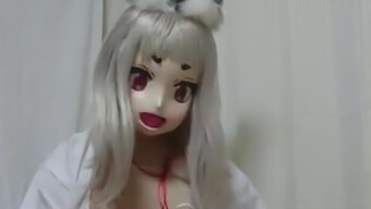 Očarljiva Lisičja Duša Kigurumi Kitsune V Čutni Akciji