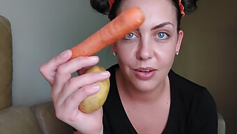 Extreme Insertions And Challenge Accepted: Teen Girl Masturbates With Vegetables