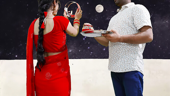 Priyas erste Karva Chauth Feier beinhaltet einen heißen Blowjob im Freien