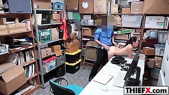 Hardcore Office Sex With A Naughty Young Thief