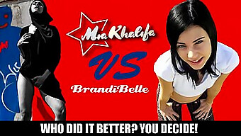 Mia Khalifa Ve Brandi Belle Sıcak Arap Vs Amerikan Showdown'Unda