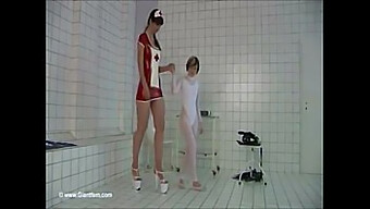 Tall And Petite Women Explore Fetish Play In A Bdsm Dance Session Set To Music By Clairvoyance Bell