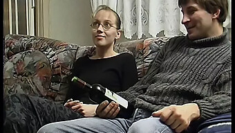 A Teen Couple Gets Seduced And Has Sex On A Couch In The 1990s