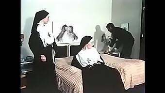 Steamy Threesome With Insatiable Nuns In Retro Hardcore Video