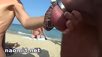 Swinging Beach Adventure With Extreme Public Action And Cumming