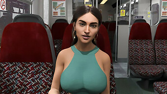 Amateur Indian Girl Gets Naughty On Train In 3d