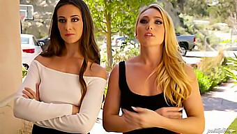 La Bionda Prosperosa Aj Applegate E La Mora Cassidy Klein In Un Trio Hardcore