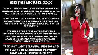 A Passionate Woman Indulges In Anal Fisting And Prolapse In A Deserted Factory